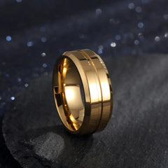 Lustrous Electroplating Ring